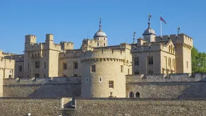Tower Of London Prints: The Tower of London Print from River Thames in London, UK