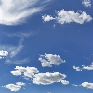 Framed Print : Typical Cloudscape in Spring, Cumulus Print Framed Print : Typical Cloudscape in Spring, Cumulus Print