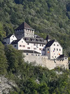 Prints of Vaduz Castle, Vaduz, Principality of Liechtenstein Liechtenstein Prints: Vaduz Castle Print, Vaduz, Liechtenstein
