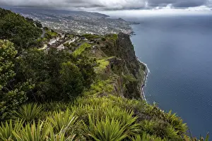 Steep Cliff Views Prints: View of the cliffs from the viewing platform