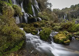 Prints of A view of the Kravica waterfalls and tufa cascades near Mostar in Bosnia and Herzegovina Bosnia And Herzegovina Prints: Kravica Waterfalls Print, Bosnia and Herzegovina