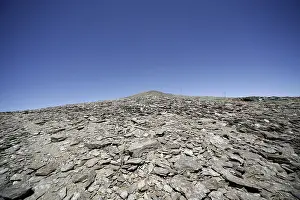 Sierra Nevada Mountain Range Prints: View up to the summit of Pico del Veleta