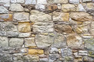 St Andrews Prints: Wall Stones in St. Andrews, Scotland Print