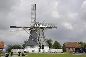 Historic Windmill Germany Prints: Werdumer Muhle, Werdum, windmill