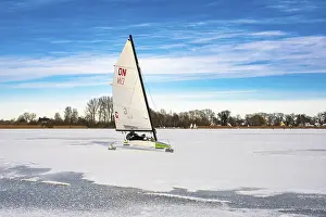 Northern Germany Winter Prints: Winter at Dummer See with
