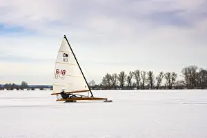 Wintry Scenes In Germany Prints: Winter at Dummer See with