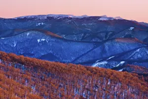 Prints of Winter morning, Martinske Hole from Klak, Mala Fatra Mountains, protected landscape area, Slovakia, Europe Slovakia Prints: Winter Morning Print, Mala Fatra Mountains, Slovakia