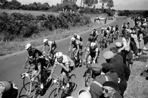 Tour De France Prints: Tour de France 1962 Print - Quimper to Saint Nazaire Stage