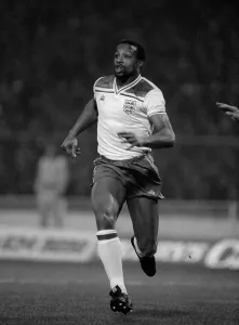 Cyrille Regis Prints: England v Northern Ireland 1982 Print