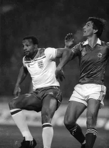 Cyrille Regis Prints: England v Northern Ireland Print, 23 February 1982 Wembley Stadium Match