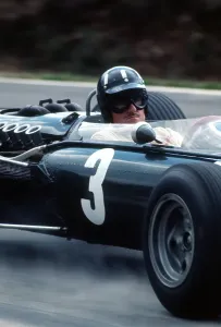 Graham Hill Prints: British GP 1966 Print: Graham Hill in BRM P261 at Brands Hatch