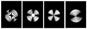 Framed Print : Interference Patterns Print: Mineral Crystal Refractions