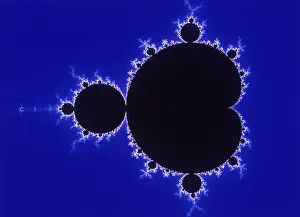 Mandelbrot Set Print: A computer-generated image of intricate patterns