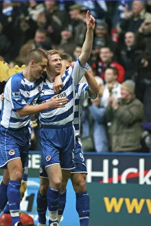 Images Dated 2nd January 2007: Brynjar Gunnarsson celebrates his first ever Premiership goal against West Ham Utd