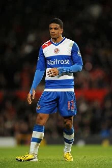 Images Dated 6th January 2007: Garath McCleary at Old Trafford: Reading vs. Manchester United - Barclays Premier League