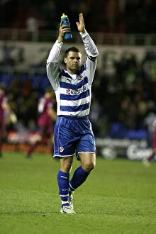 Images Dated 3rd December 2006: Graeme Murty applauds the Reading Fans after the 1-0 defeat of Bolton Wanderers