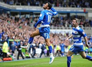 Images Dated 16th April 2011: npower Football League Championship - Reading v Leicester City - Madejski Stadium