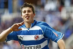 Images Dated 1st April 2006: Shane Long celebrates scoring his second against Derby