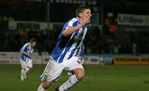 Images Dated 4th December 2006: Alex Revell celebrates his goal against Stafford Rangers