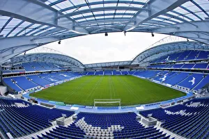 Buy Brighton Amex Stadium Location Print - Football - Pixel8er