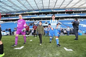 Images Dated 30th April 2015: BHAFC Play on the pitch