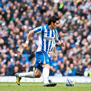 <b class=qtipBold><figcaption>Brighton Birmingham 120421</figcaption></b><br>Vicente during Brighton & Hove Albion v Birmingham, nPower Championship, Amex Stadium, Brighton, Sat 21st March 2012. <br><em>© Paul Hazlewood</em> Brighton Birmingham 120421
