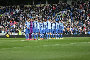 Bournemouth Collection: Brighton and Hove Albion vs. Watford: A Moment of Silence for the Bradford Fire Victims