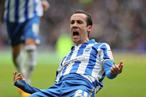 Images Dated 17th March 2013: David Lopez - Brighton v Crystal Palace