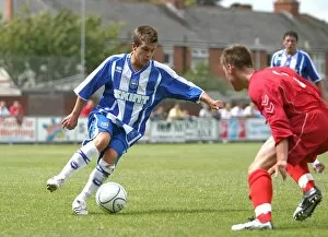 Images Dated 5th October 2007: Dean Cox in action v Worthing
