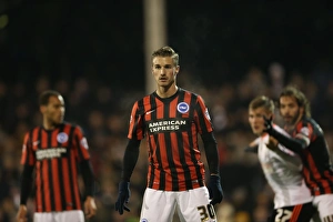 <b class=qtipBold><figcaption>Fulham v Brighton and Hove Albion</figcaption></b><br>Joe Bennett during the Sky Bet Championship match between Fulham and Brighton and Hove Albion at Craven Cottage, fulham, England on 29th December 2014.<br><em>© A©Brighton and Hove Albion</em> Fulham v Brighton and Hove Albion