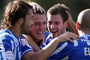 Images Dated 28th August 2010: Marcos Painter celebrates his first ever Football League goal