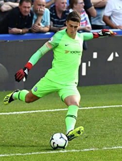 Bournemouth Collection: Chelsea vs. Bournemouth: Kepa in Action at Stamford Bridge