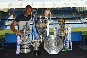 Images Dated 22nd May 2012: Chelseas Didier Drogba Media Session