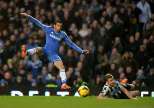 Mohamed Salah Print, Chelsea vs Newcastle United Action Photo
