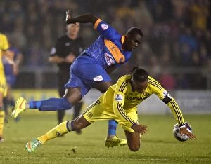 Images Dated 28th October 2014: Soccer - Capital One Cup - Fourth Round - Shrewsbury Town v Chelsea - Greenhous Meadow