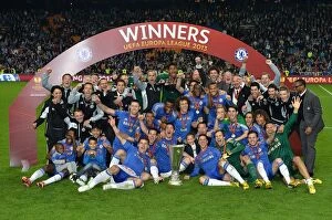 Images Dated 15th May 2013: Soccer - UEFA Europa League Final - Benfica v Chelsea - Amsterdam Arena