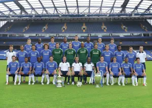 Chelsea Prints: Chelsea Team Group Print - 2012/2013 Barclays Premier League Squad